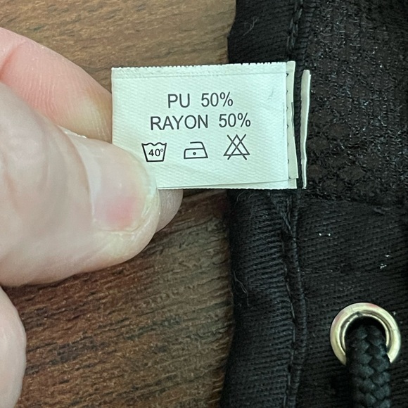 3X mesh black waist center steel boned corset - Picture 7 of 7